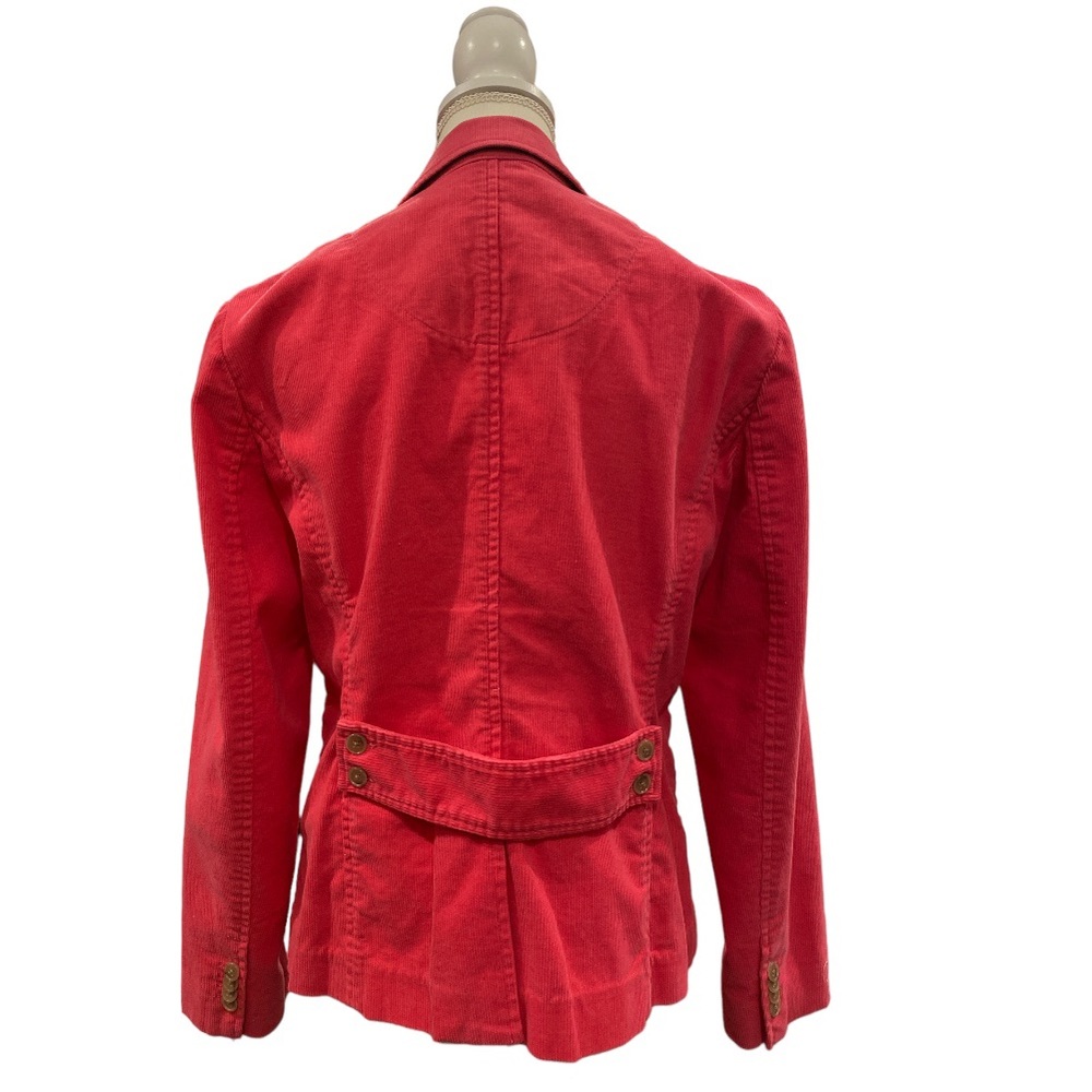 Lands End Coral Pink Corduroy Jacket Blazer Size 10P - Picture 4 of 11